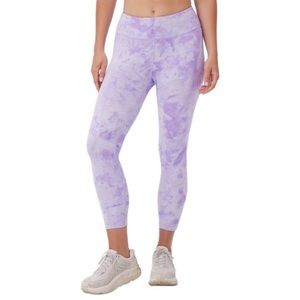 Outdoor Voices Move Free 3/4 Legging Small Purple Tie Dye